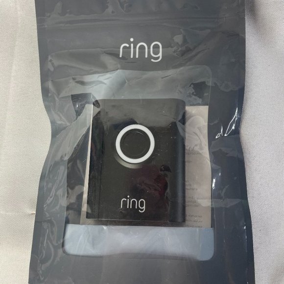 Ring Black Metal Decorative Video Doorbell For Interchangeable Faceplate - Picture 3 of 10